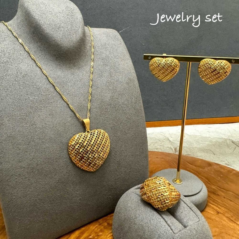 24k Duabi Gold Jewelry Set, Gold Jewelry Set for Women, jewelry Sets, Jewelry